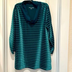 Soft Surroundings emerald green tunic